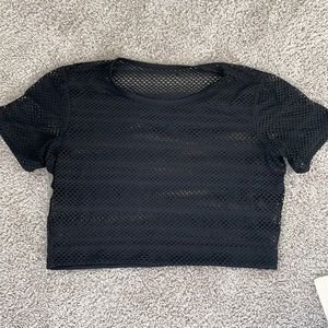 Mesh crop top